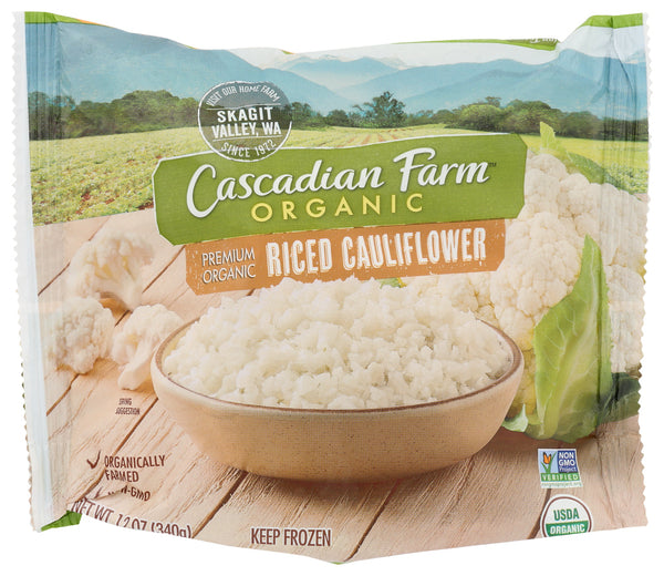 CASCADIAN FARM: Riced Cauliflower, 12 oz