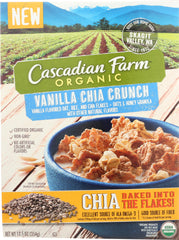 CASCADIAN FARM: Vanilla Chia Crunch Cereal, 12.5 oz