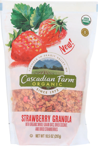 CASCADIAN FARM: Strawberry Granola, 10.5 oz