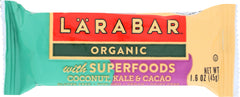 LARABAR: Bar Superfood Coconut Kale Cacao Organic, 1.6 oz
