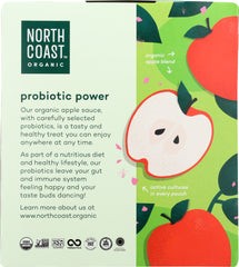 NORTH COAST: Organic Apple Sauce Pouches, 12.8 oz