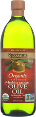 SPECTRUM NATURALS: Organic Extra Virgin Mediterranean Olive Oil, 33.8 oz