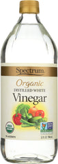 SPECTRUM NATURALS: Vinegar White Distilled Organic, 32 oz