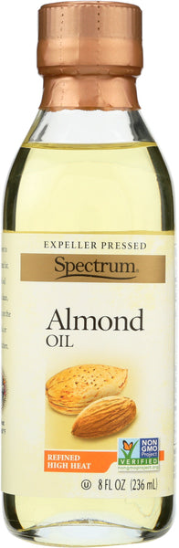 SPECTRUM NATURALS: Refined Almond Oil, 8 oz