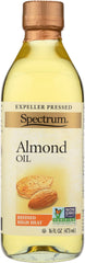 SPECTRUM NATURALS: Refined Almond Oil, 16 oz