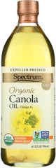 SPECTRUM NATURALS: Organic Canola Oil High Heat, 32 oz