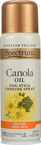 SPECTRUM NATURALS: High Heat Canola Spray Oil, 6 oz