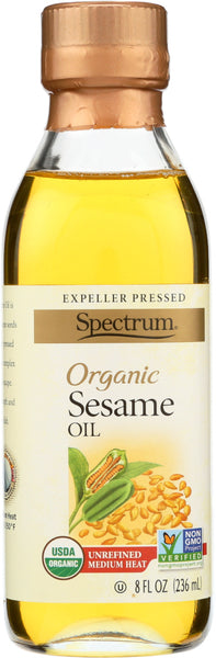 SPECTRUM NATURALS: Oil Sesame Unrefined, 8 oz