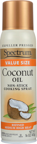 SPECTRUM NATURALS: Coconut Spray Oil, 16 oz