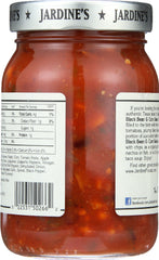 JARDINES: Black Bean & Corn Salsa Medium, 16 oz