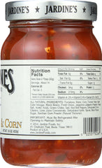 JARDINES: Black Bean & Corn Salsa Medium, 16 oz