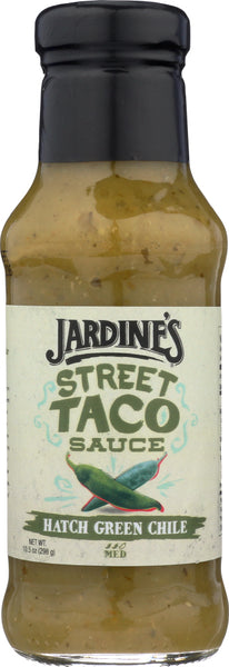 JARDINES: Sauce Taco Street Green Hatch Chile, 10.5 fo