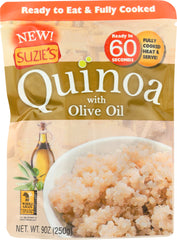 SUZIES: Quinoa With Olive Oil Pouch, 9 oz