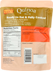 SUZIES: Quinoa With Olive Oil Pouch, 9 oz