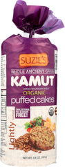 SUZIES: Kamut Lightly Salted Puffed Cakes, 3.6 oz