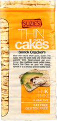 SUZIES: Thin Cakes Corn Lightly Salted, 4.6 oz