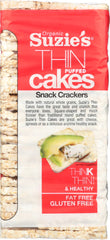 SUZIES: Brown Rice Lightly Salted Thin Puffed Cakes, 4.9 oz