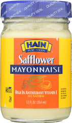 HAIN PURE FOODS: Safflower Mayonnaise, 12 oz