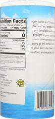 HAIN: Pure Foods Sea Salt, 21 oz