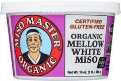 MISO MASTER: Organic Mellow White Miso, 16 oz