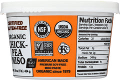 MISO MASTER: Organic Chickpea Miso, 16 oz