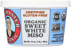 MISO MASTER: Organic Sweet White Miso, 16 oz