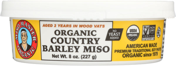 MISO MASTER: Organic Country Barley Miso, 8 oz