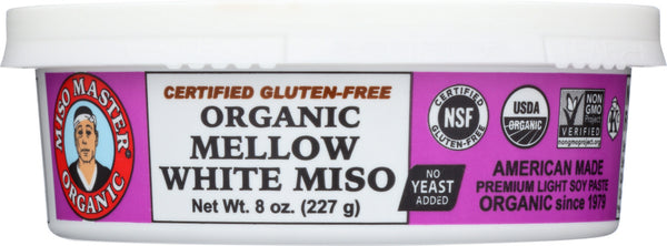 MISO MASTER: Mellow White Miso Traditional Soy Paste, 8 oz