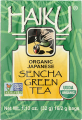 HAIKU: Organic Japanese Sencha Green Tea, 16 bg