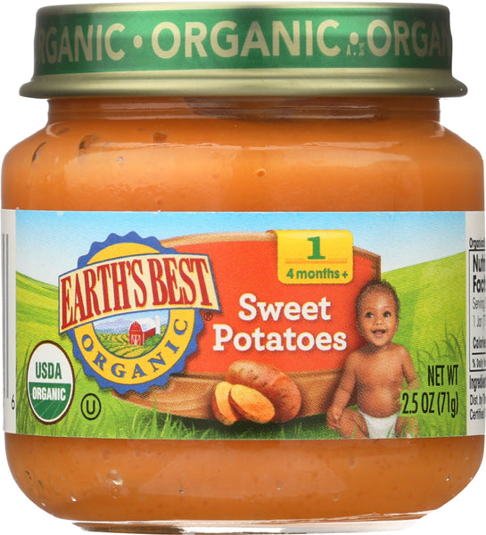 EARTHS BEST: Organic Sweet Potatoes, 2.5 oz