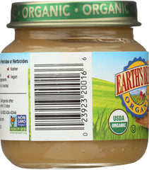 EARTHS BEST: Organic Strained Pears, 4 oz