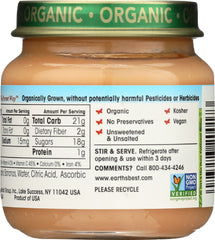 EARTHS BEST: Organic Strained Bananas, 4 oz