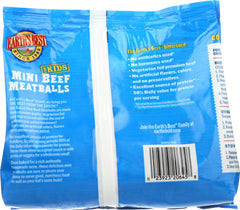 EARTHS BEST: Frozen Baked Beef Mini Meatballs, 14 oz