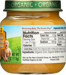 EARTHS BEST: Organic Strained Corn & Butternut Squash, 4 oz