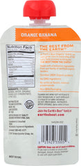 EARTHS BEST: Orange Banana Baby Food Puree, 4 oz