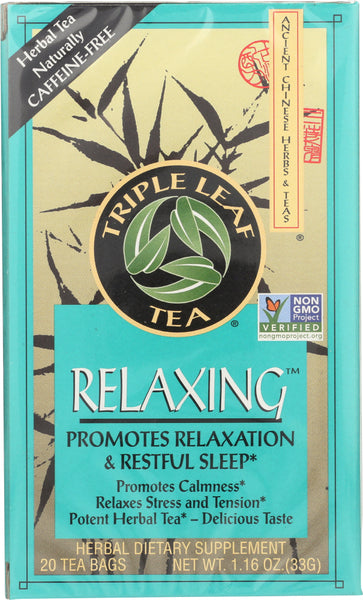 TRIPLE LEAF: Relaxing Herbal Tea, 20 bg