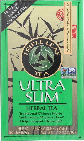 TRIPLE LEAF: Ultra Slim Herbal Tea, 20 bg