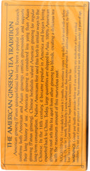 TRIPLE LEAF: American Ginseng Herbal Tea, 20 bg