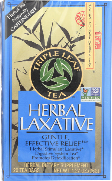 TRIPLE LEAF: Laxative Herbal Tea, 20 bg