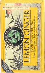 TRIPLE LEAF: Lemon Ginger Herbal Tea, 20 bg