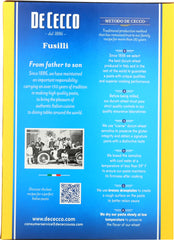 DE CECCO: Fusilli Pasta No. 34 Pasta, 16 oz