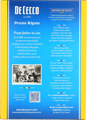 DE CECCO: #41 Penne Rigate Pasta, 16 oz