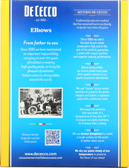 DE CECCO: Pasta Elbows, 16 oz
