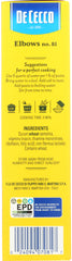 DE CECCO: Pasta Elbows, 16 oz