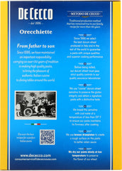 DE CECCO: Pasta Orecchiette, 16 oz
