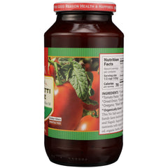 EDEN FOODS: Spaghetti Sauce No Salt Organic, 25 oz