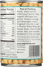 EDEN FOODS: Organic Navy Beans, 15 Oz