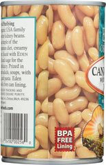 EDEN FOODS: Organic Cannellini White Kidney Beans, 15 oz
