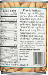 EDEN FOODS: Organic Cannellini White Kidney Beans, 15 oz