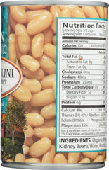 EDEN FOODS: Organic Cannellini White Kidney Beans, 15 oz
